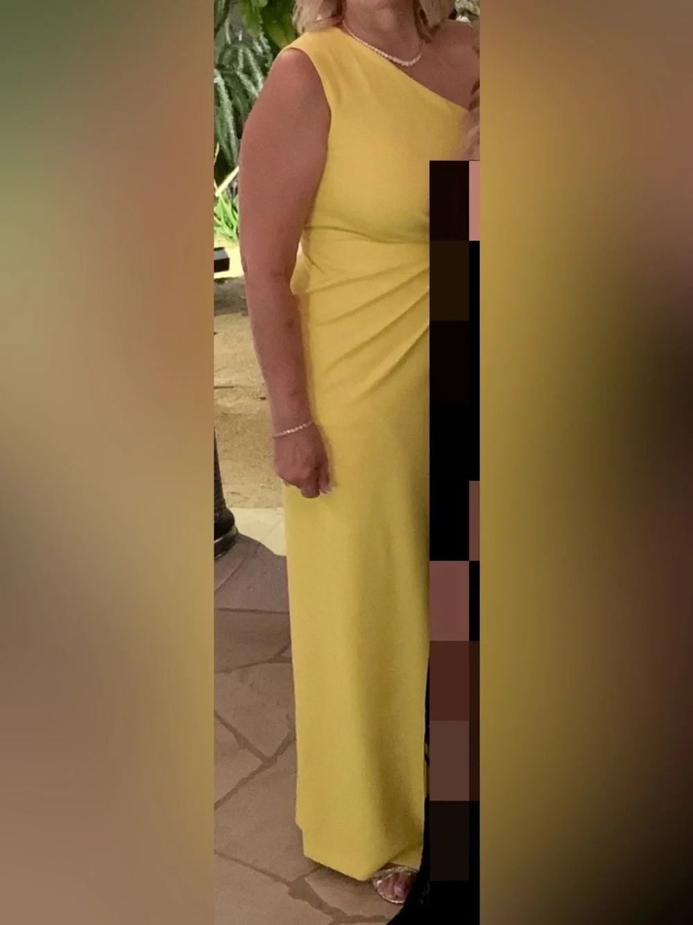 Calvin Klein Bright Yellow Wrap Maxi Dress - Picture 7 of 7